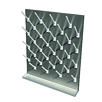 Stainless Steel And Phenolic Pegboard