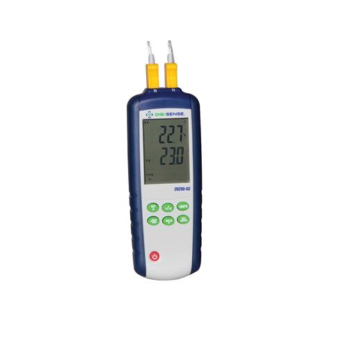 Digi-Sense 2-Input Data Logging T/C Thermometer, Type K/J