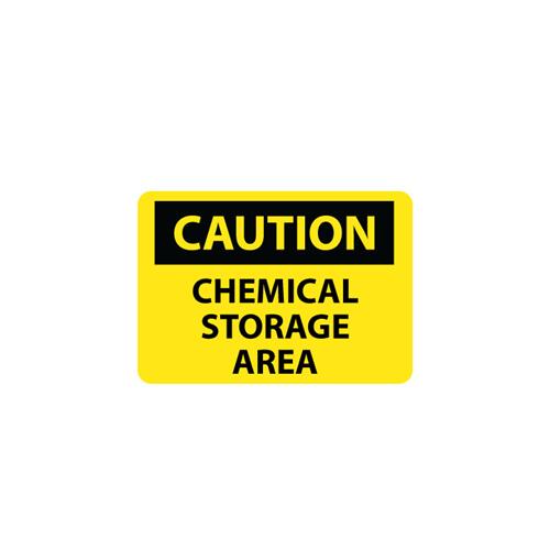 Caution, Chemical Storage Area Signs