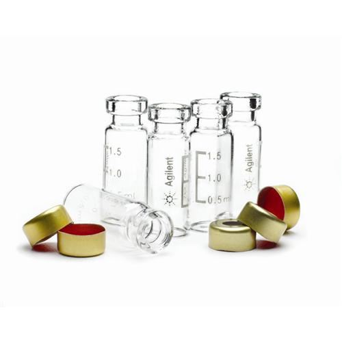 Wide Opening Screw Top Glass Vials