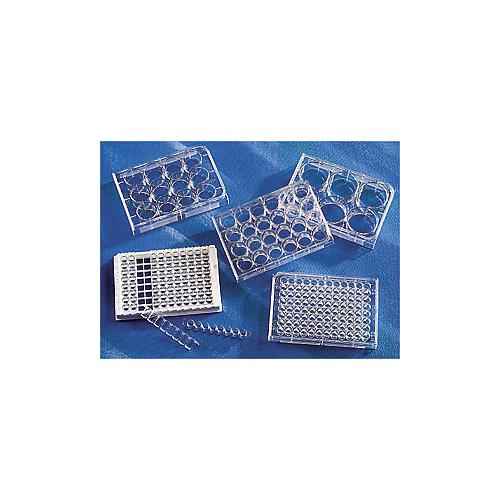 Corning® 96 Well 1 X 8 Stripwell™ Clear Flat Bottom Polystyrene Tc Treated Microplates