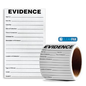 Adhesive Evidence Labels