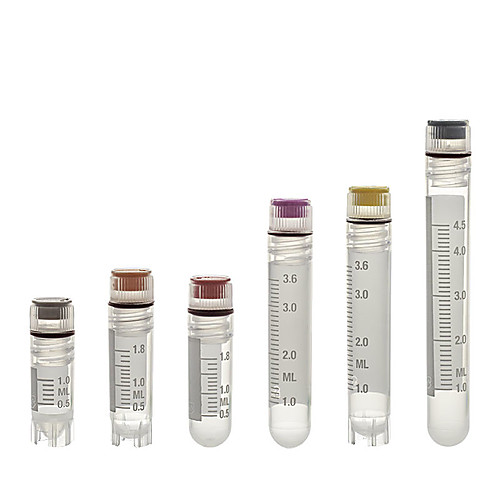 Cryovial Internal Thread Design With Silicone O Ring Seal