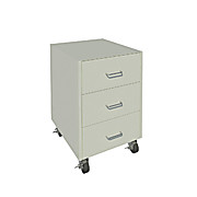 27 1/4" Tall Mobile Cabinets, 3 Drawer